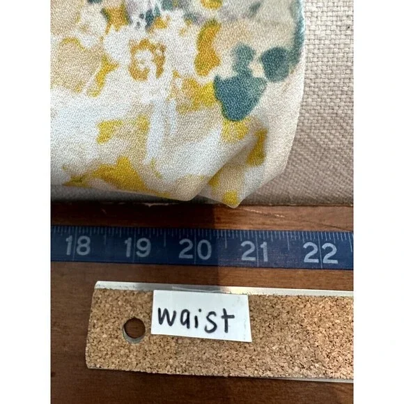 A New Day Short Sleeve Tie-Dye V-Neck Flare Dress Womens Size S White - Picture 7 of 16